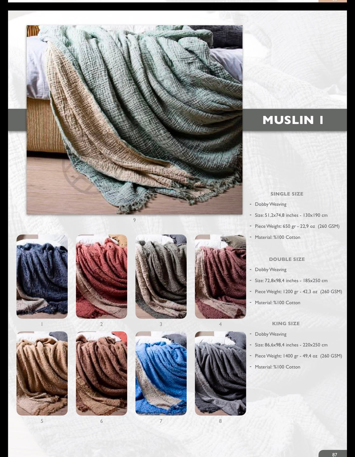 Muslin pique