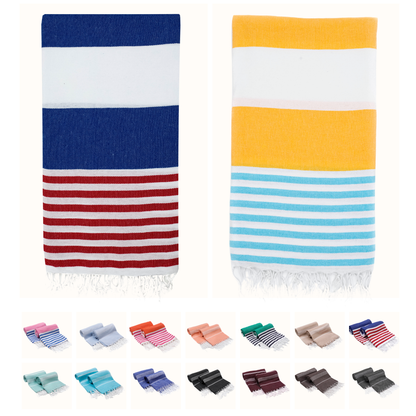 Turkish Cotton Beach Towels – 2-Pack, 72 × 40 in