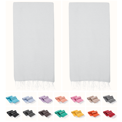 Turkish Cotton Beach Towels – 2-Pack, 72 × 40 in