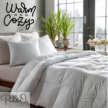 Goose Down Duvet – Queen, White