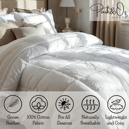 Goose Down Duvet – Queen, White