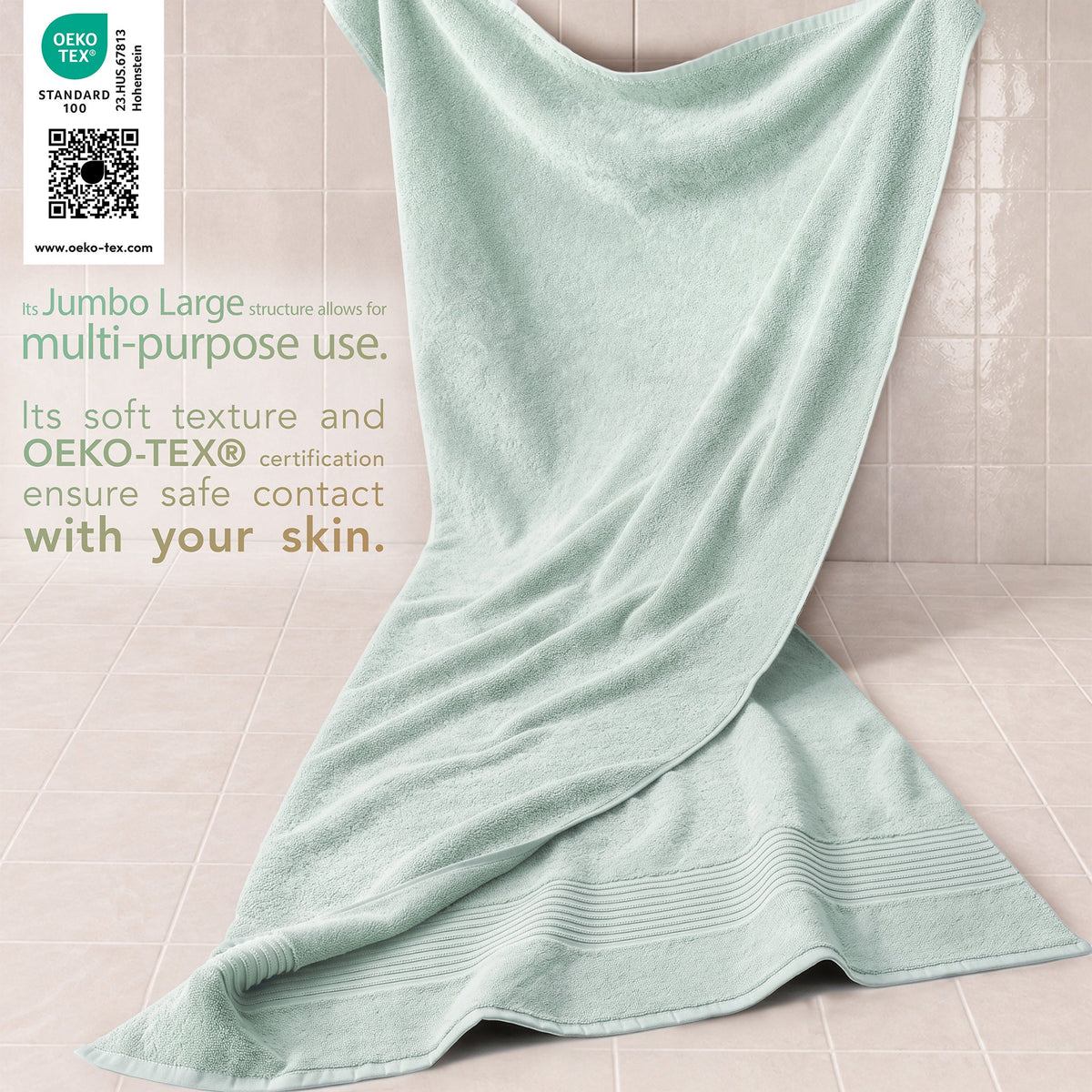 American Soft Linen Bekos 35x70 Inch Jumbo Bath Sheet Set of 2, Wholesale 100% Cotton Turkish Towel Set