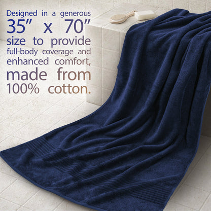 American Soft Linen Bekos 35x70 Inch Jumbo Bath Sheet Set of 2, Wholesale 100% Cotton Turkish Towel Set