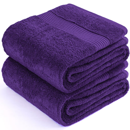 American Soft Linen Bekos 35x70 Inch Jumbo Bath Sheet Set of 2, Wholesale 100% Cotton Turkish Towel Set