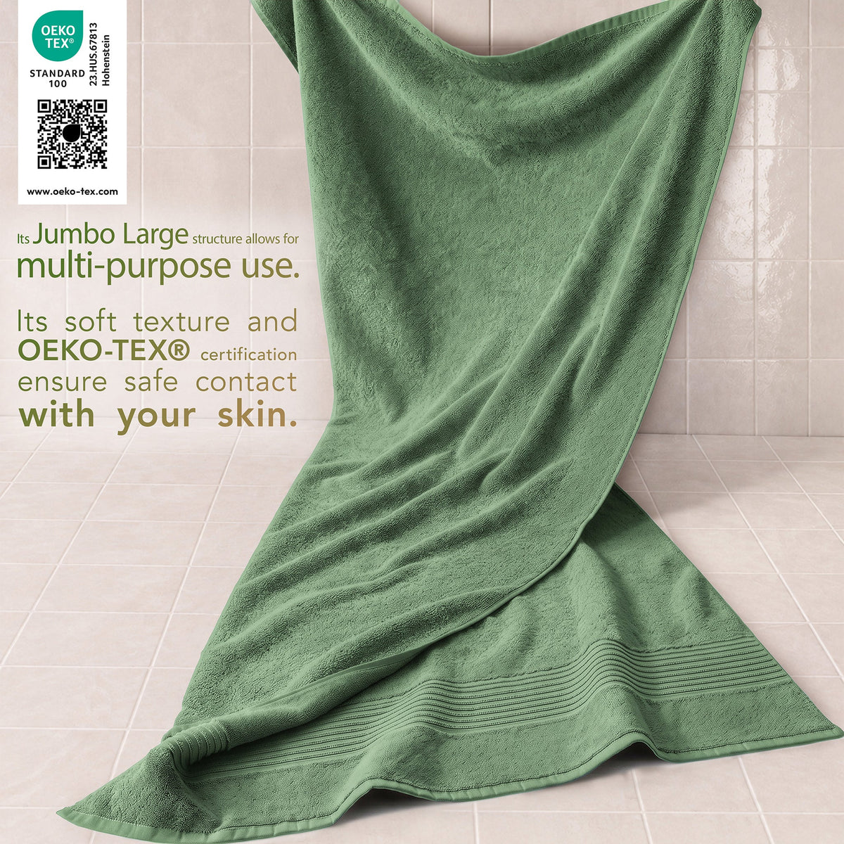 American Soft Linen Bekos 35x70 Inch Jumbo Bath Sheet Set of 2, Wholesale 100% Cotton Turkish Towel Set