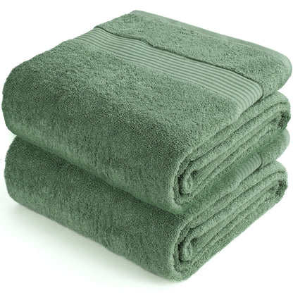 American Soft Linen Bekos 35x70 Inch Jumbo Bath Sheet Set of 2, Wholesale 100% Cotton Turkish Towel Set
