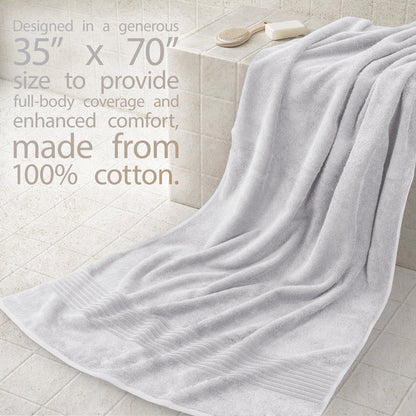 American Soft Linen Bekos 35x70 Inch Jumbo Bath Sheet Set of 2, Wholesale 100% Cotton Turkish Towel Set
