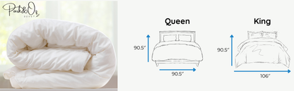 Goose Down Duvet – Queen, White