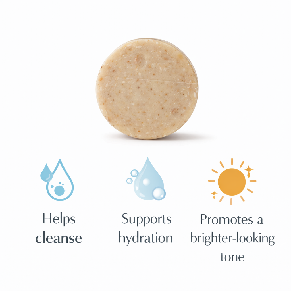 PARK & OZ Pack of 2 Collagen Anti-Aging Brightening Soap for Face & Body – With Collagen, Hyaluronic Acid & Kojic Acid – Reduces Wrinkles & Evens Skin Tone