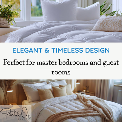 Goose Down Duvet – Queen, White
