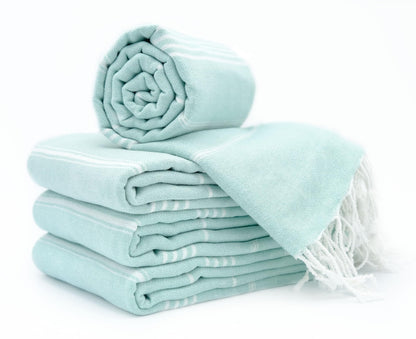 Turkish Cotton Beach Towels – 4-Pack, 72 × 40 in