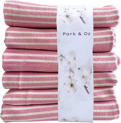Turkish Cotton Beach Towels – 6-Pack, 72 × 40 in