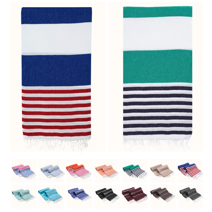 Turkish Cotton Beach Towels – 2-Pack, 72 × 40 in