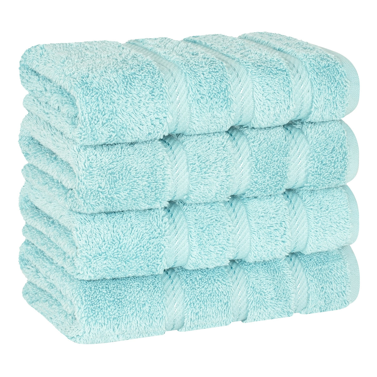 4 Piece 100% Cotton Turkish Towels, Hand Towel Set, Soft, Absorbent, Quick Dry - 28 Set Case Pack