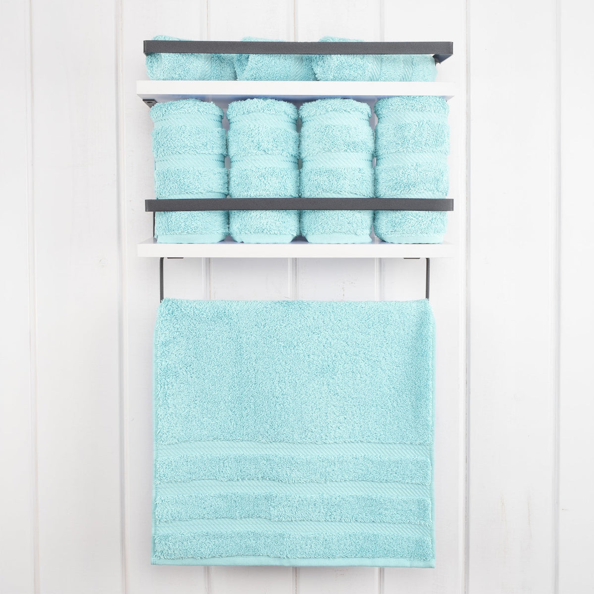 4 Piece 100% Cotton Turkish Towels, Hand Towel Set, Soft, Absorbent, Quick Dry - 28 Set Case Pack