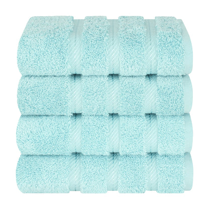 4 Piece 100% Cotton Turkish Towels, Hand Towel Set, Soft, Absorbent, Quick Dry - 28 Set Case Pack