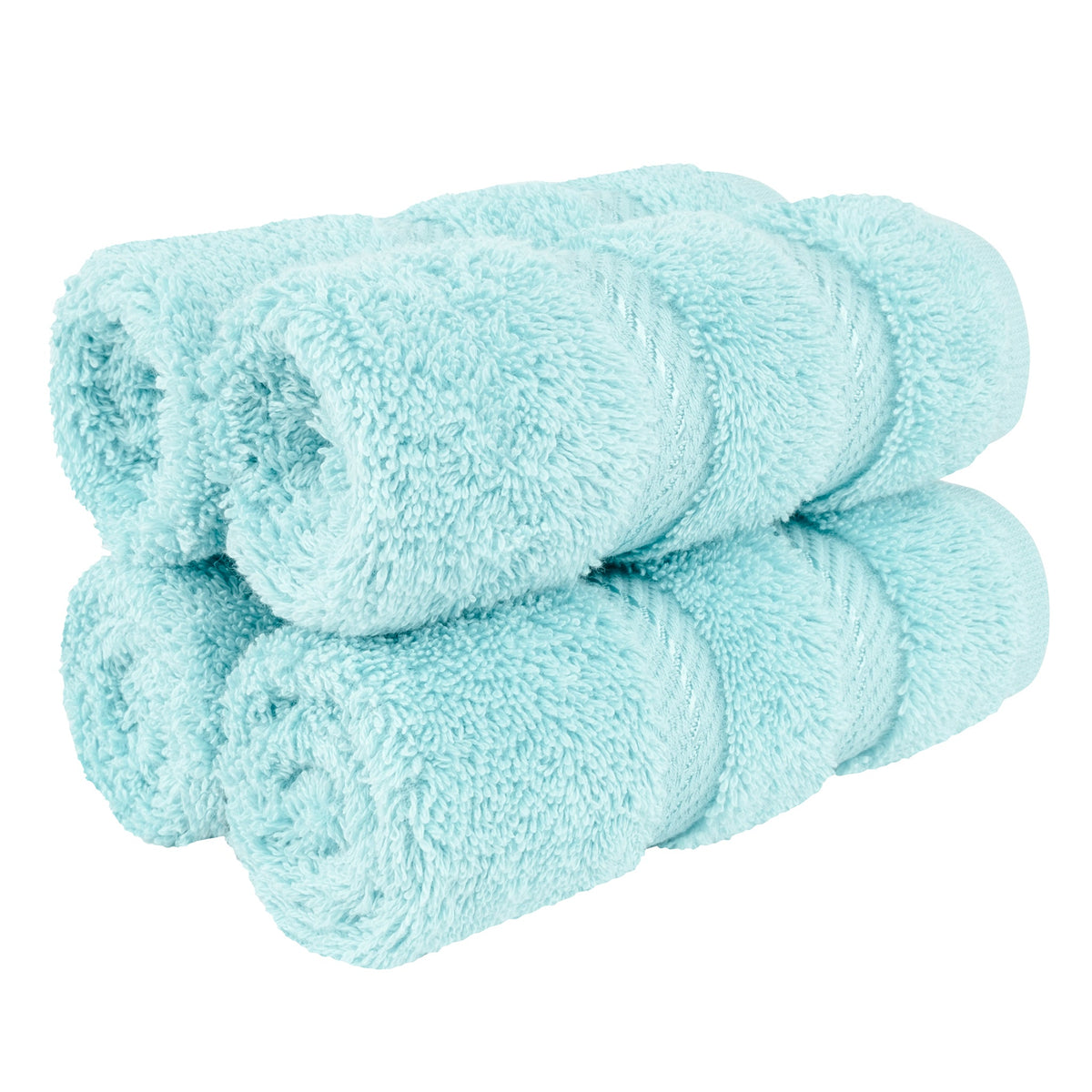 4 Piece 100% Cotton Luxury Washcloth Turkish Towel Set - 60 Set Case Pack