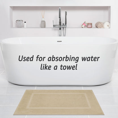 American Soft Linen Bekos 100% Cotton Bath Mat Set, 2 Piece 20x34 inches Wholesale Bath Rugs for Bathroom