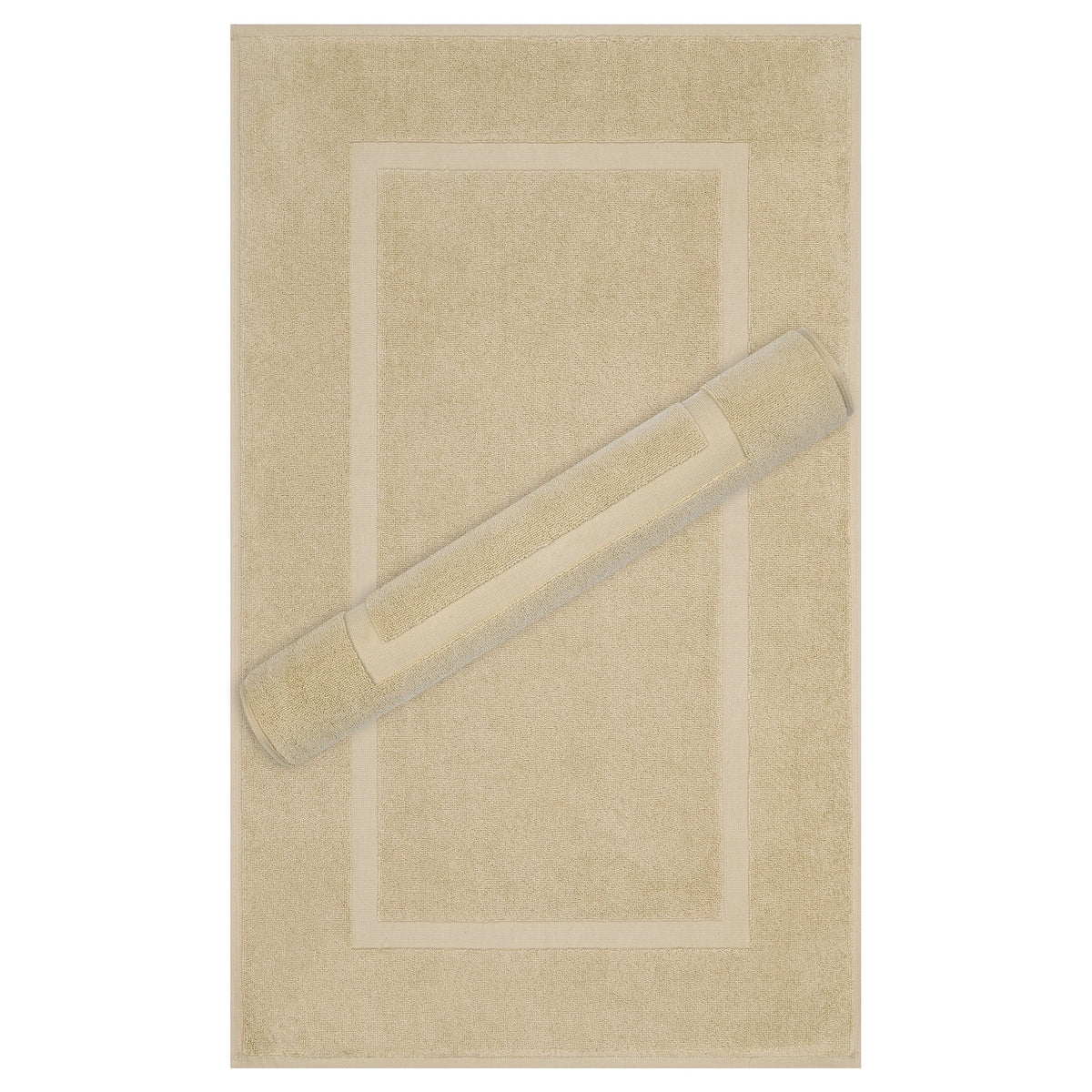 American Soft Linen Bekos 100% Cotton Bath Mat Set, 2 Piece 20x34 inches Wholesale Bath Rugs for Bathroom