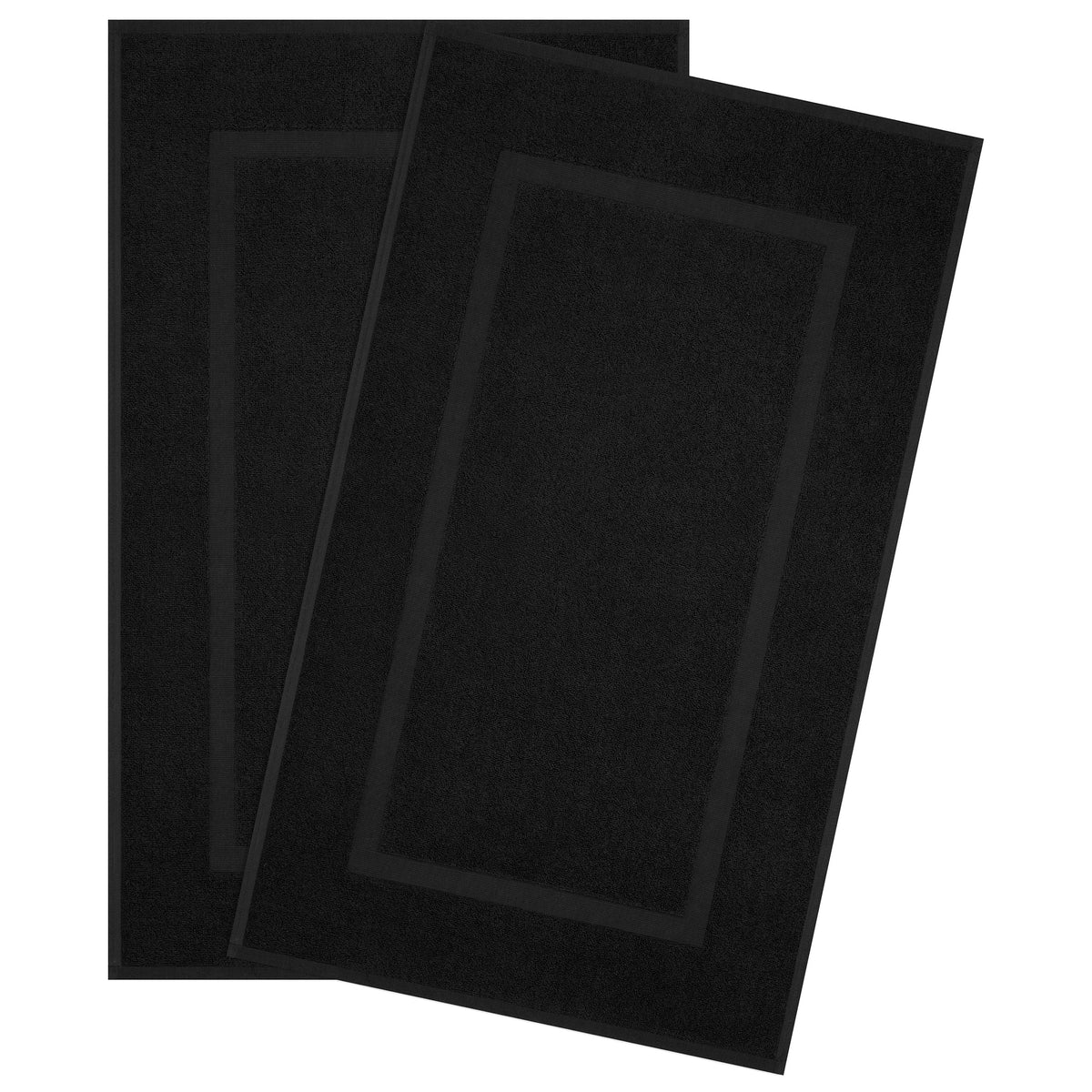 American Soft Linen Bekos 100% Cotton Bath Mat Set, 2 Piece 20x34 inches Wholesale Bath Rugs for Bathroom