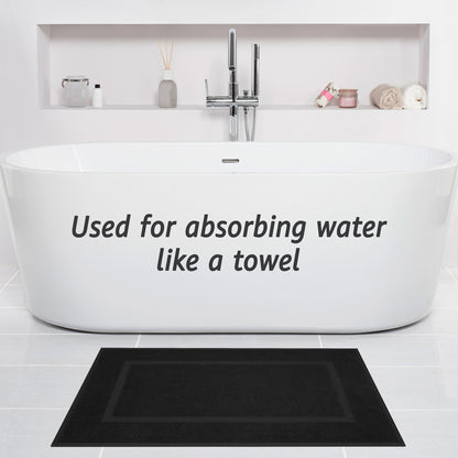 American Soft Linen Bekos 100% Cotton Bath Mat Set, 2 Piece 20x34 inches Wholesale Bath Rugs for Bathroom