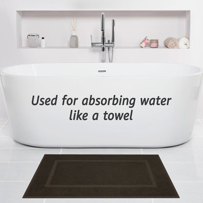 American Soft Linen Bekos 100% Cotton Bath Mat Set, 2 Piece 20x34 inches Wholesale Bath Rugs for Bathroom