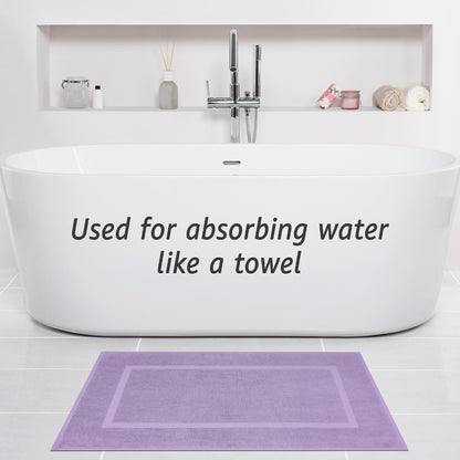 American Soft Linen Bekos 100% Cotton Bath Mat Set, 2 Piece 20x34 inches Wholesale Bath Rugs for Bathroom