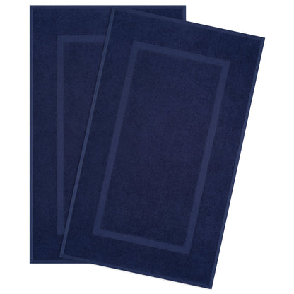 American Soft Linen Bekos 100% Cotton Bath Mat Set, 2 Piece 20x34 inches Wholesale Bath Rugs for Bathroom