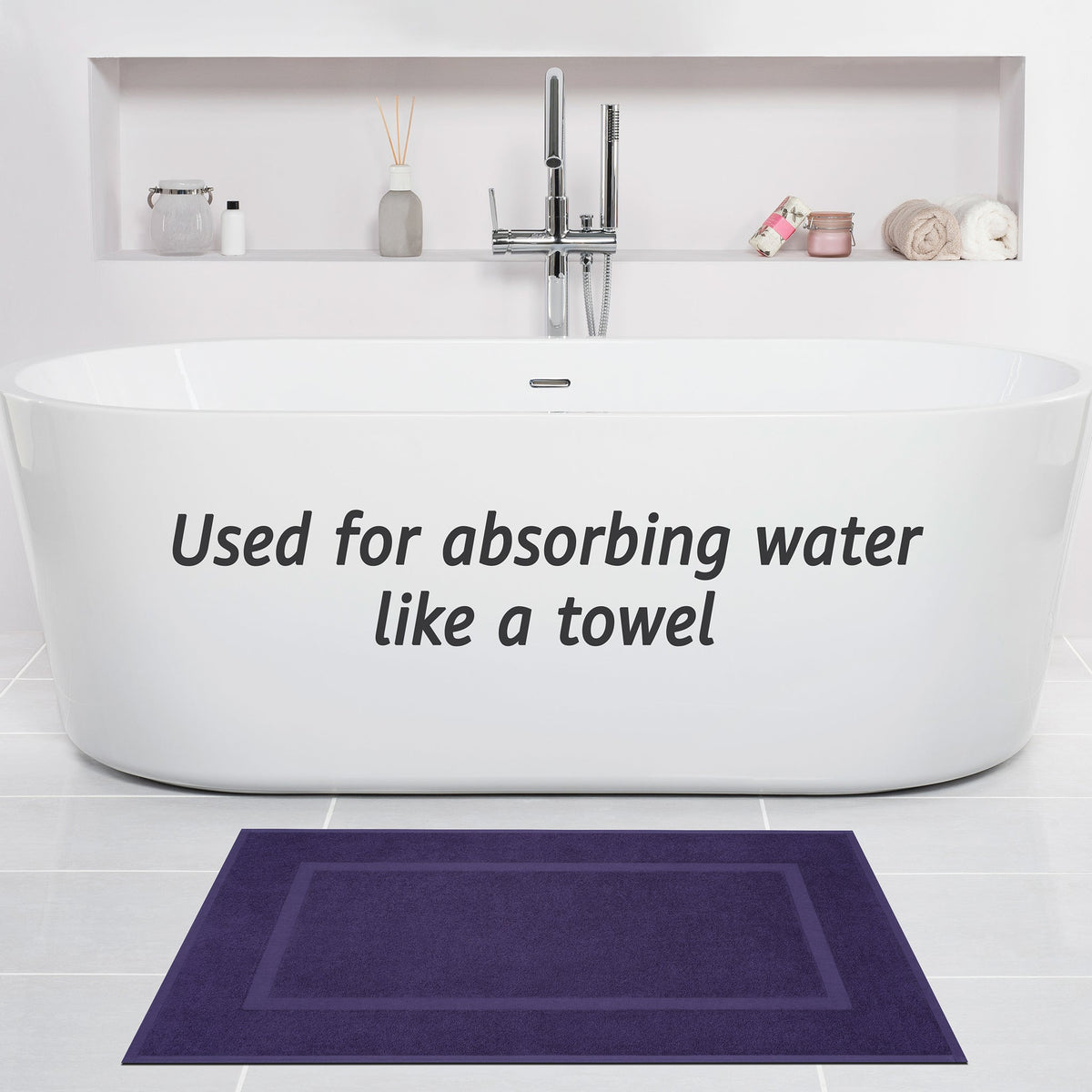 American Soft Linen Bekos 100% Cotton Bath Mat Set, 2 Piece 20x34 inches Wholesale Bath Rugs for Bathroom