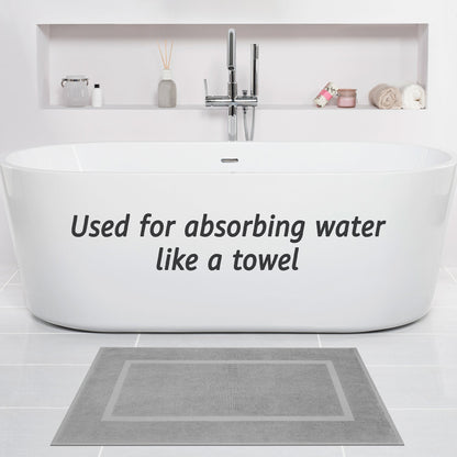 American Soft Linen Bekos 100% Cotton Bath Mat Set, 2 Piece 20x34 inches Wholesale Bath Rugs for Bathroom