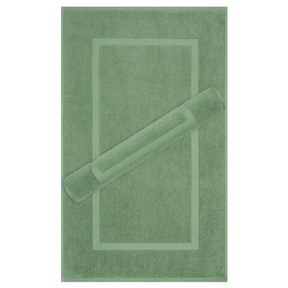American Soft Linen Bekos 100% Cotton Bath Mat Set, 2 Piece 20x34 inches Wholesale Bath Rugs for Bathroom