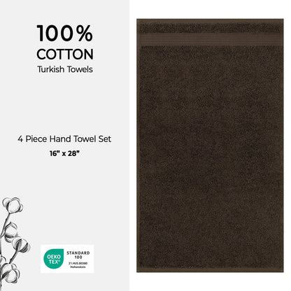 American Soft Linen Bekos 100% Cotton Turkish 4-Piece Hand Towel Sets, Wholesale Luxury Hand Towels