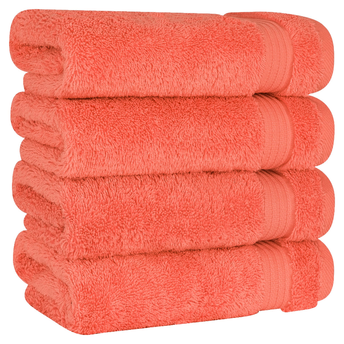 American Soft Linen Bekos 100% Cotton Turkish 4-Piece Hand Towel Sets, Wholesale Luxury Hand Towels