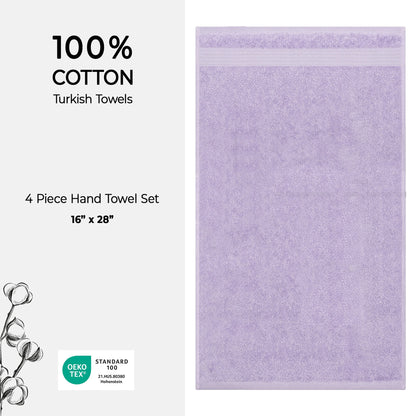 American Soft Linen Bekos 100% Cotton Turkish 4-Piece Hand Towel Sets, Wholesale Luxury Hand Towels