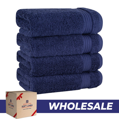 American Soft Linen Bekos 100% Cotton Turkish 4-Piece Hand Towel Sets, Wholesale Luxury Hand Towels