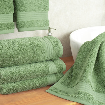 American Soft Linen Bekos 100% Cotton Turkish 4-Piece Hand Towel Sets, Wholesale Luxury Hand Towels