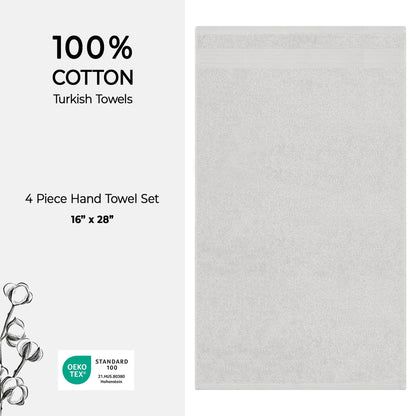 American Soft Linen Bekos 100% Cotton Turkish 4-Piece Hand Towel Sets, Wholesale Luxury Hand Towels