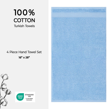 American Soft Linen Bekos 100% Cotton Turkish 4-Piece Hand Towel Sets, Wholesale Luxury Hand Towels