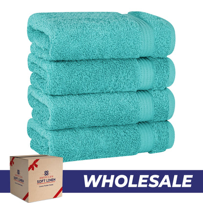 American Soft Linen Bekos 100% Cotton Turkish 4-Piece Hand Towel Sets, Wholesale Luxury Hand Towels