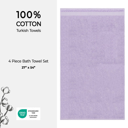 American Soft Linen Bekos 100% Cotton Turkish 4-Piece Bath Towel Sets, Wholesale Luxury Bath Towels