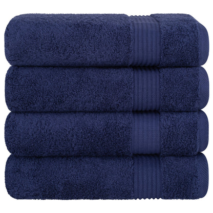 American Soft Linen Bekos 100% Cotton Turkish 4-Piece Bath Towel Sets, Wholesale Luxury Bath Towels