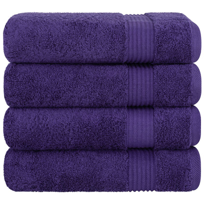 American Soft Linen Bekos 100% Cotton Turkish 4-Piece Bath Towel Sets, Wholesale Luxury Bath Towels