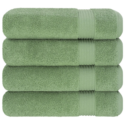 American Soft Linen Bekos 100% Cotton Turkish 4-Piece Bath Towel Sets, Wholesale Luxury Bath Towels