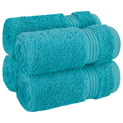 American Soft Linen Bekos 100% Cotton Turkish 4-Piece Washcloth Towel Sets, Wholesale Luxury Towels