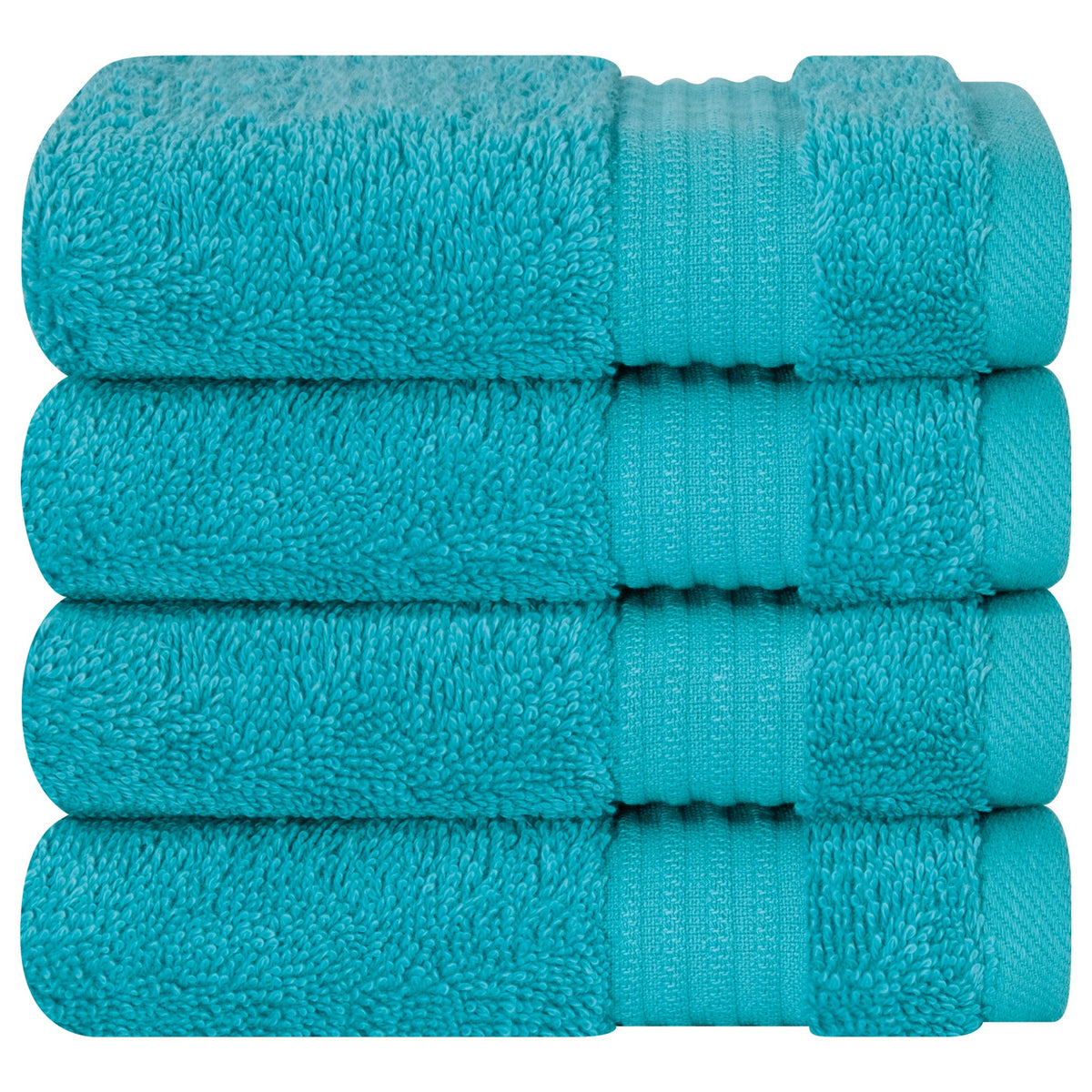 American Soft Linen Bekos 100% Cotton Turkish 4-Piece Washcloth Towel Sets, Wholesale Luxury Towels