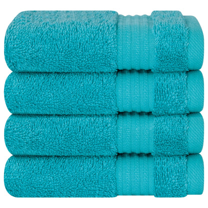 American Soft Linen Bekos 100% Cotton Turkish 4-Piece Washcloth Towel Sets, Wholesale Luxury Towels