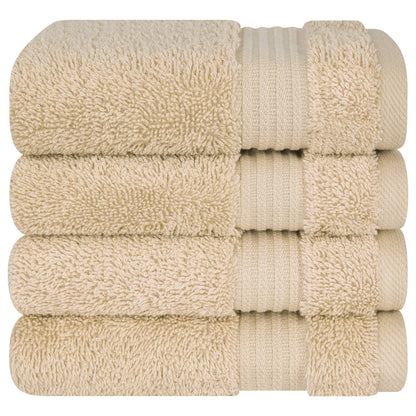 American Soft Linen Bekos 100% Cotton Turkish 4-Piece Washcloth Towel Sets, Wholesale Luxury Towels