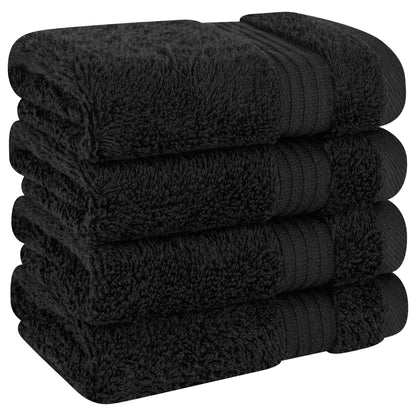 American Soft Linen Bekos 100% Cotton Turkish 4-Piece Washcloth Towel Sets, Wholesale Luxury Towels