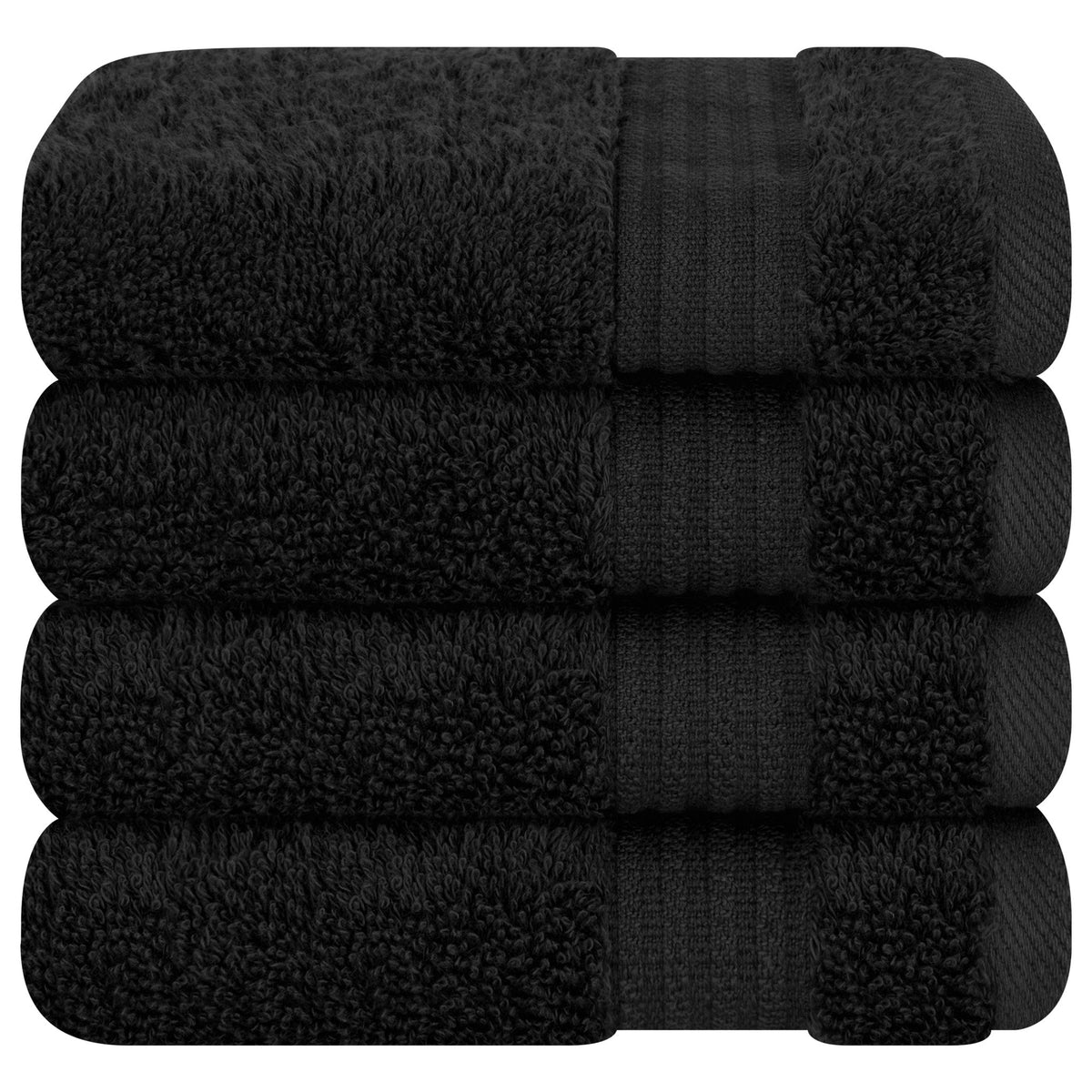 American Soft Linen Bekos 100% Cotton Turkish 4-Piece Washcloth Towel Sets, Wholesale Luxury Towels