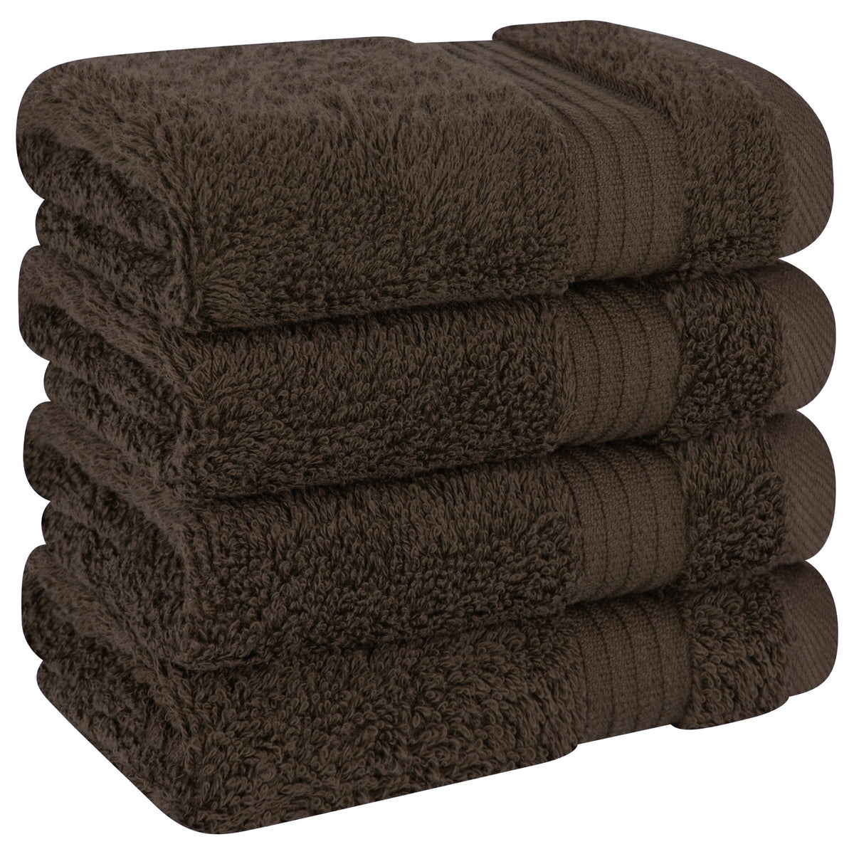 American Soft Linen Bekos 100% Cotton Turkish 4-Piece Washcloth Towel Sets, Wholesale Luxury Towels